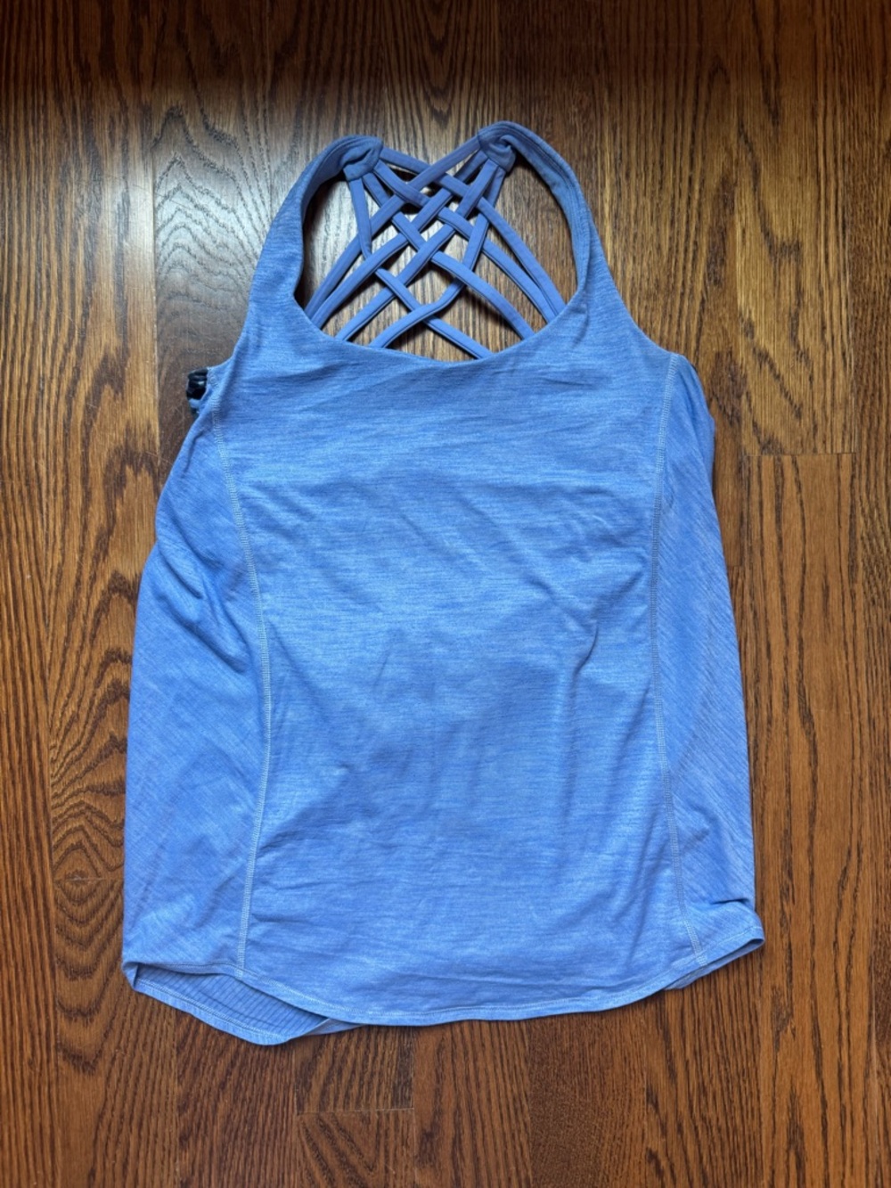 LululemonWomen's Built in Bra Strappy Back Tank Top in Light Blue